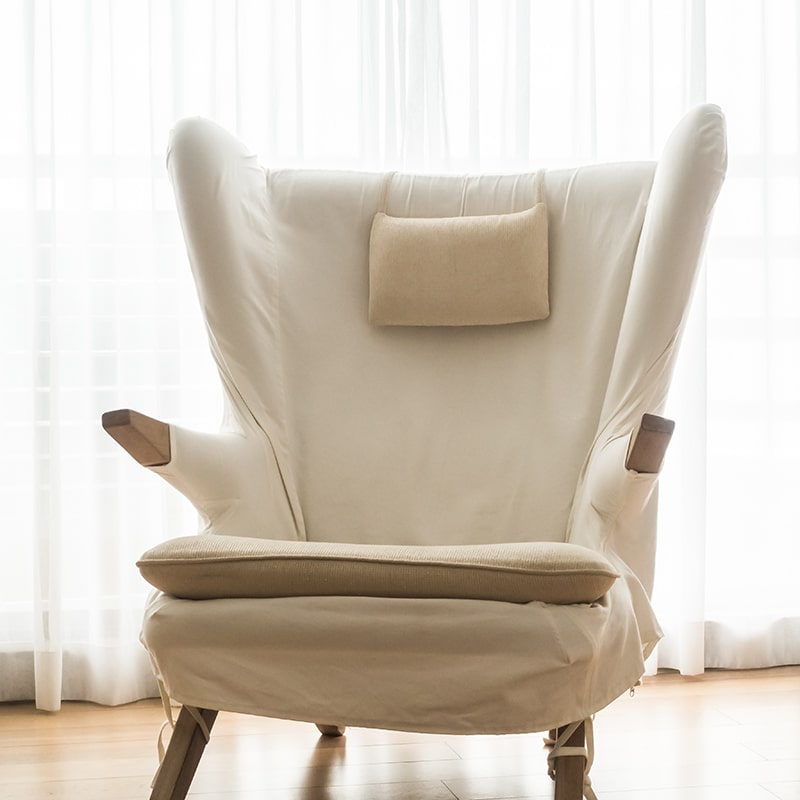 Vintage white sofa
